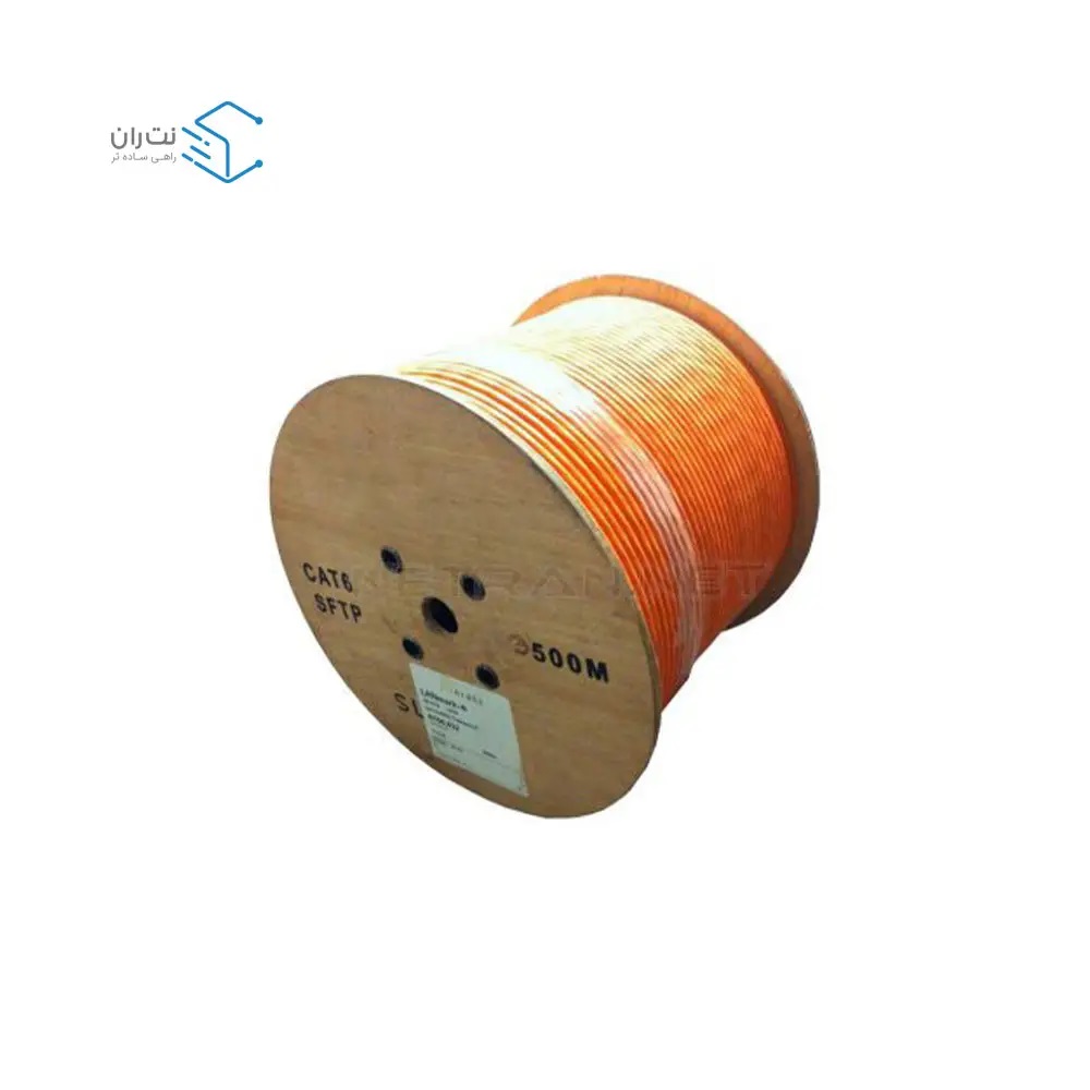 کابل شبکه نگزنس Cat6a S/FTP تمام مس تست فلوک پرمننت با روکش LSZH حلقه 500 متری-3